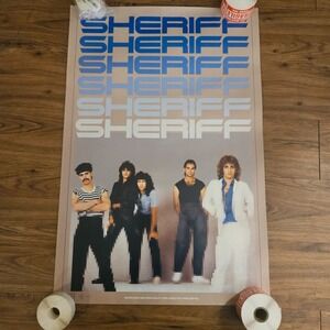Sheriff‎ Band Self Titled 20x30 Promo Poster Vintage 1982 Capitol Records Rock